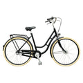 Neptun shopping dame cykel – Matt Sort