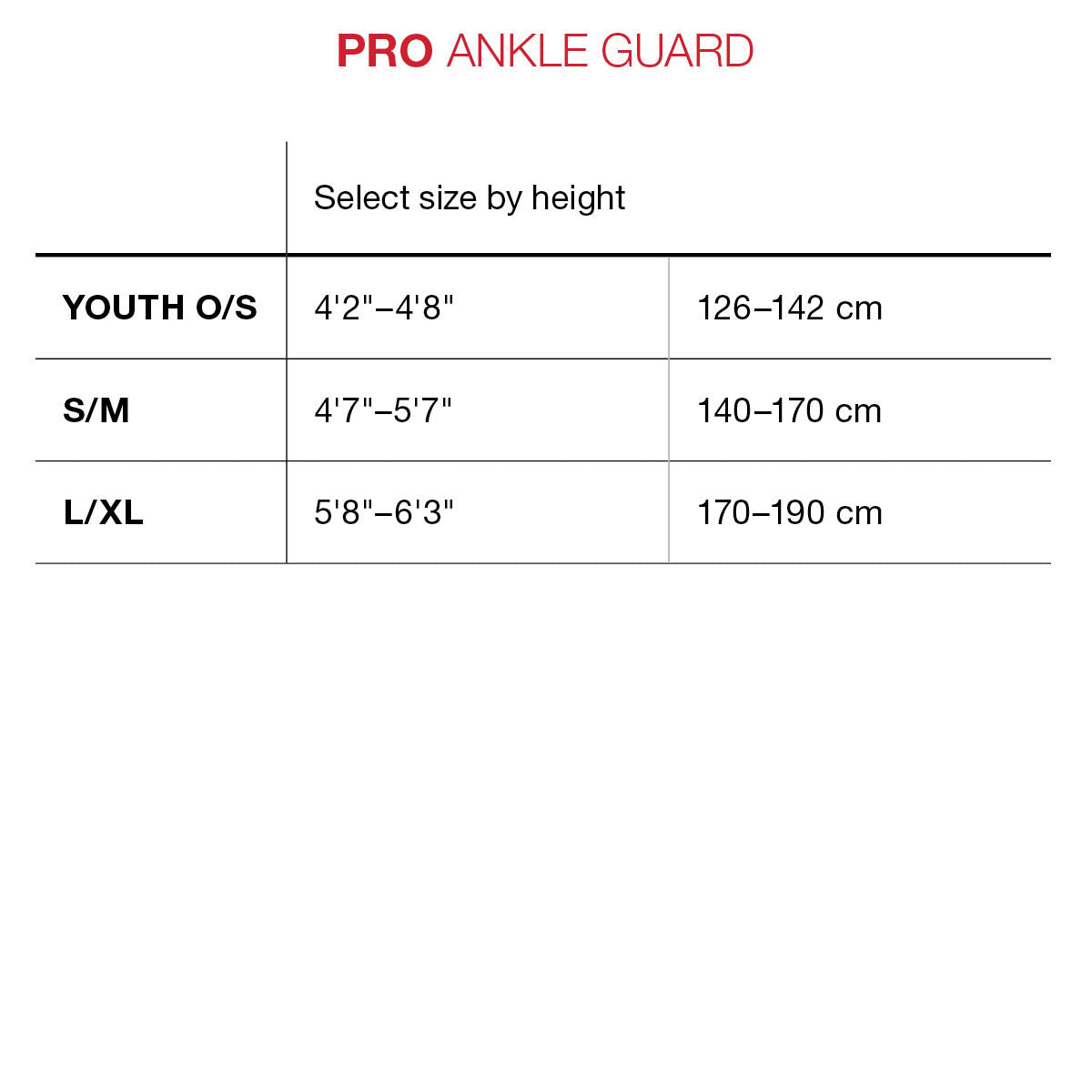 G-Form Pro X ankelbeskytter, sort/sort, L/XL