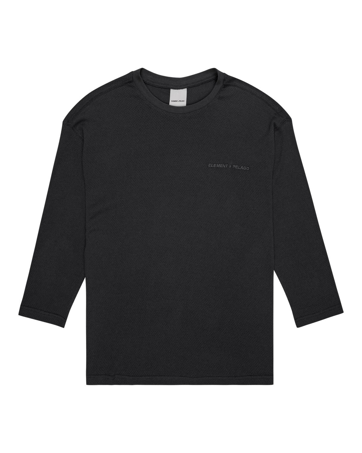 Pelago x Element strikket langærmet trøje, off black