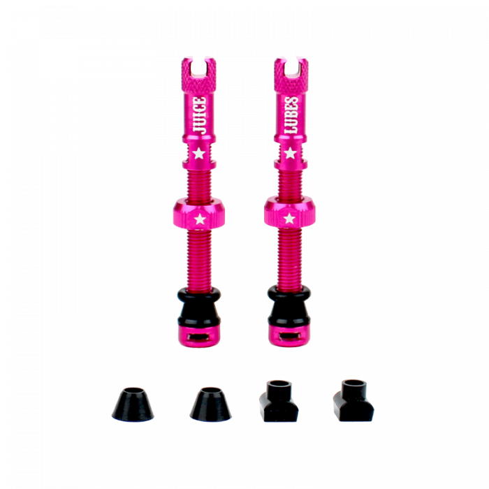 Juice Lubes Tubeless-ventiler 65mm, pink