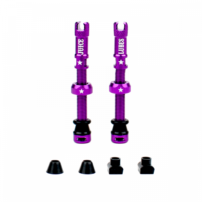 Juice Lubes Tubeless ventiler 65mm, lilla