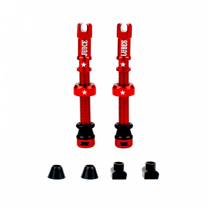 Juice Lubes Tubeless-ventiler 65mm, rød