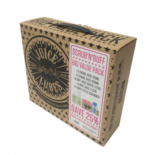 Juice Lubes Scrub 'n' Buff pakke