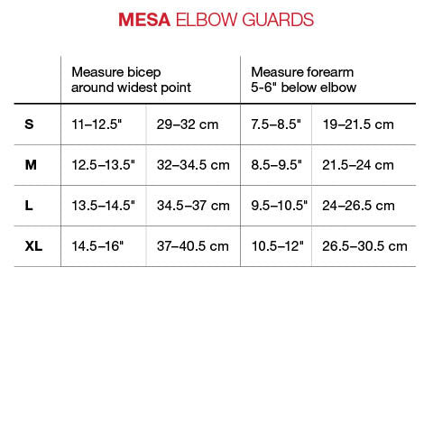 G-Form Mesa albuebeskytter S, sort
