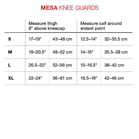 G-Form Mesa knæbeskytter, sort