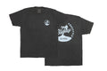 Odyssey Coast T-shirt S, black dye med lyseblå