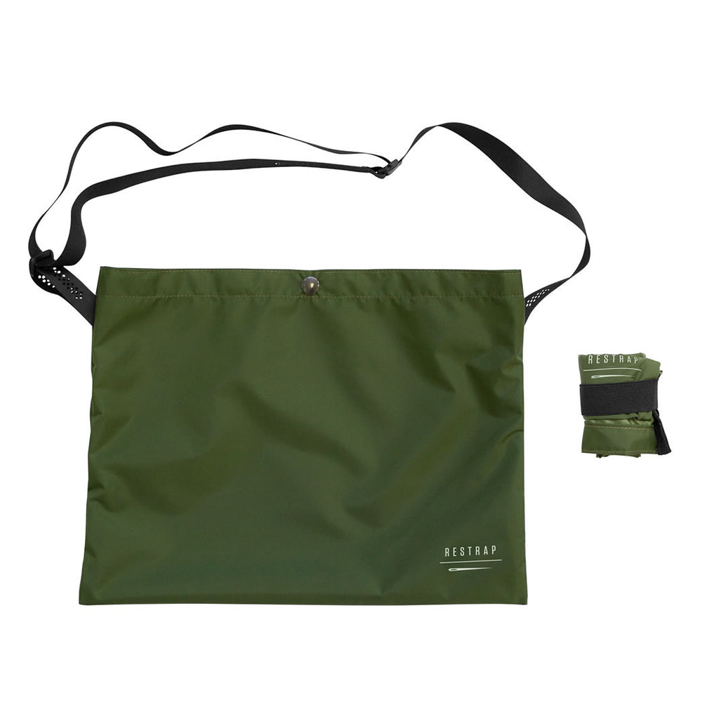 Restrap Race musette-taske, oliven