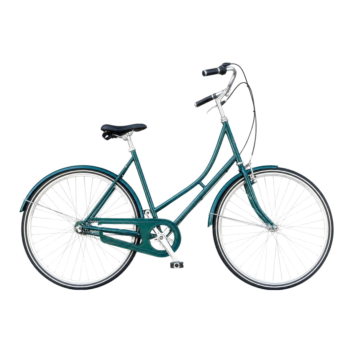 Retro damecykel i petroleum – Cycle & Co Copenhagen