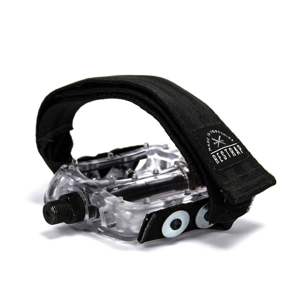 Restrap Pedalstropper diagonal, sort