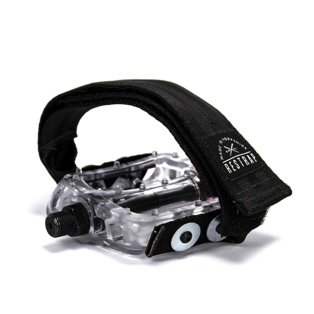 Restrap Pedalstropper diagonal, sort