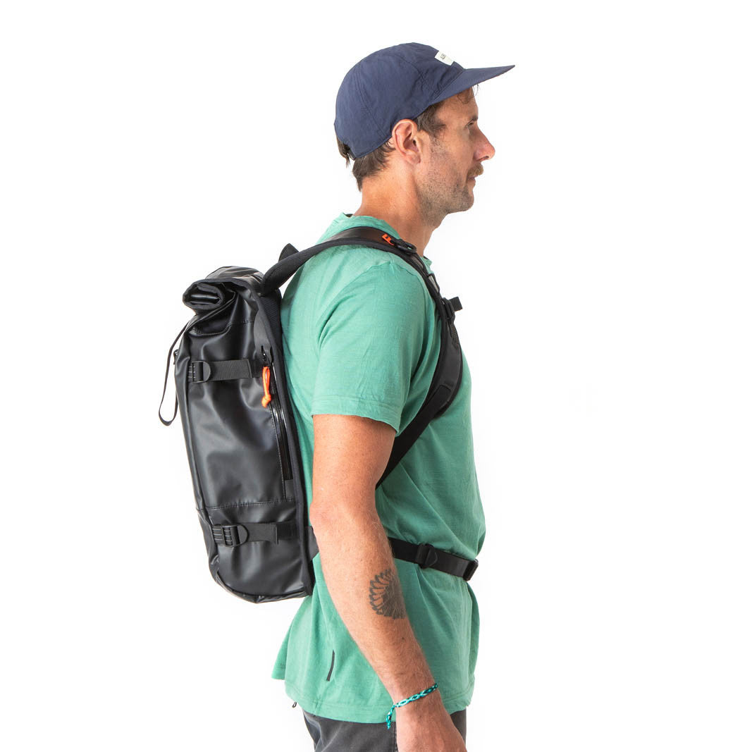 Restrap Rolltop rygsæk 22L, sort