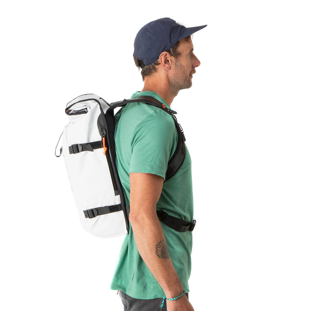Restrap Rolltop rygsæk 22L, hvid