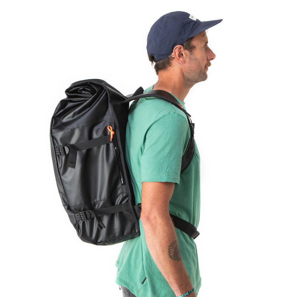 Restrap Rolltop rygsæk 40L, sort