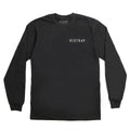 Restrap langærmet T-shirt, sort