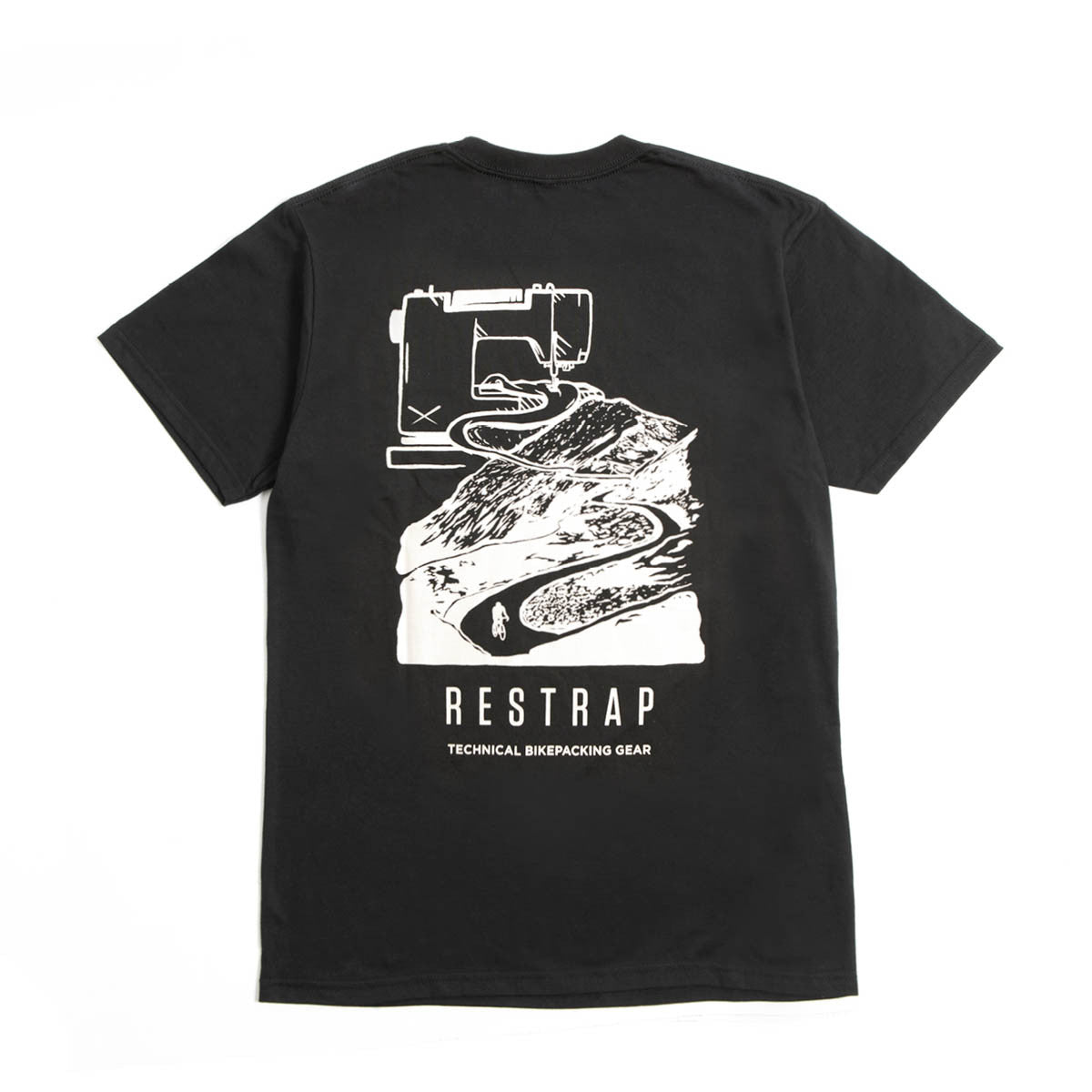 Restrap T-shirt, sort