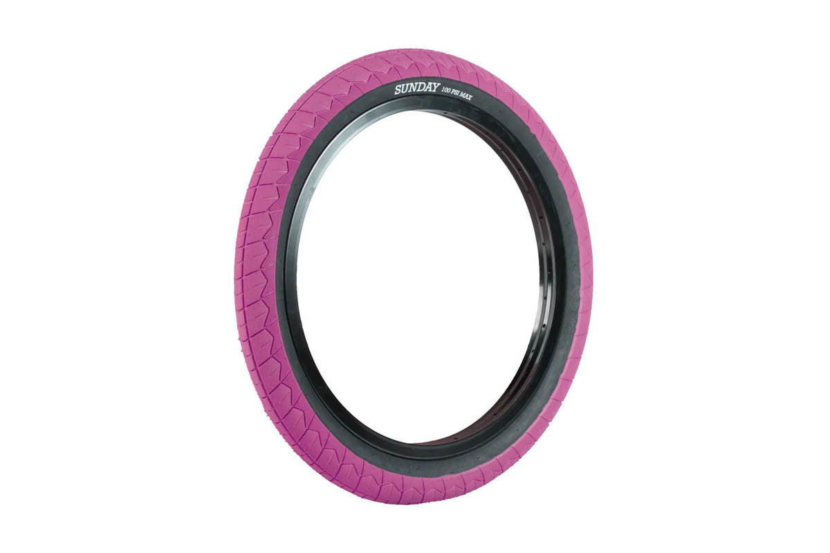 Sunday Current dæk V2 2.4", pink