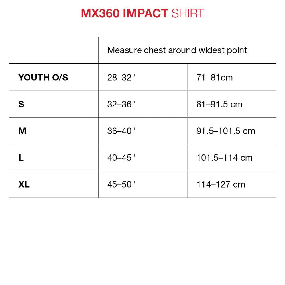 G-Form Youth MX360 Impact beskyttelsestrøje, sort/sort