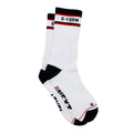 G-Form Mid-Calf sokker S/M, hvid/sort/rød