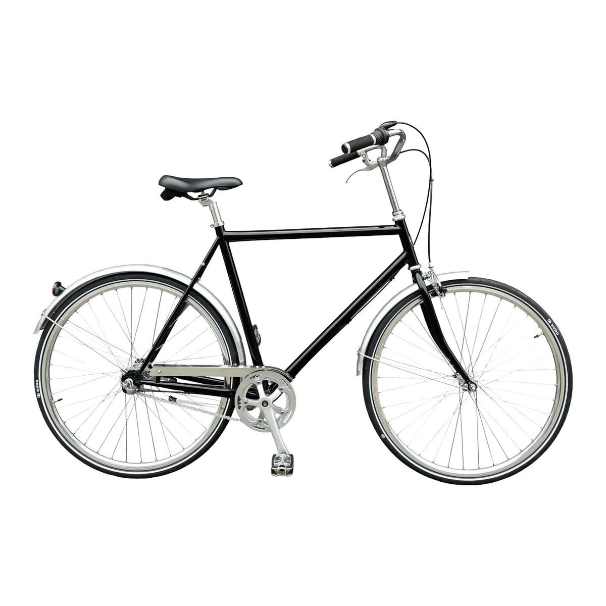 Skov herrecykel i sort – Cycle & Co Copenhagen
