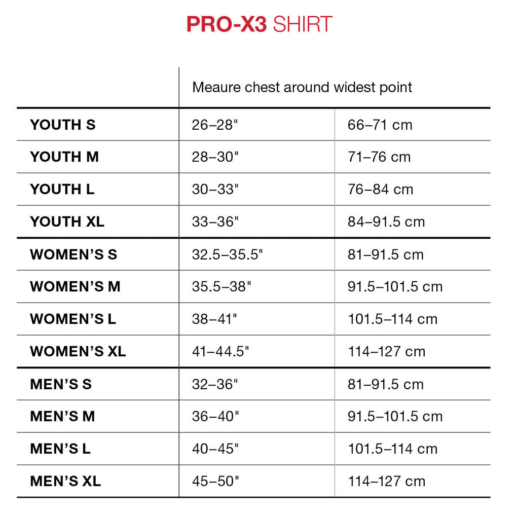 G-Form Pro X3 shirt, sort/sort