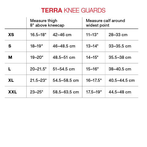 G-Form Terra knæbeskytter, sort