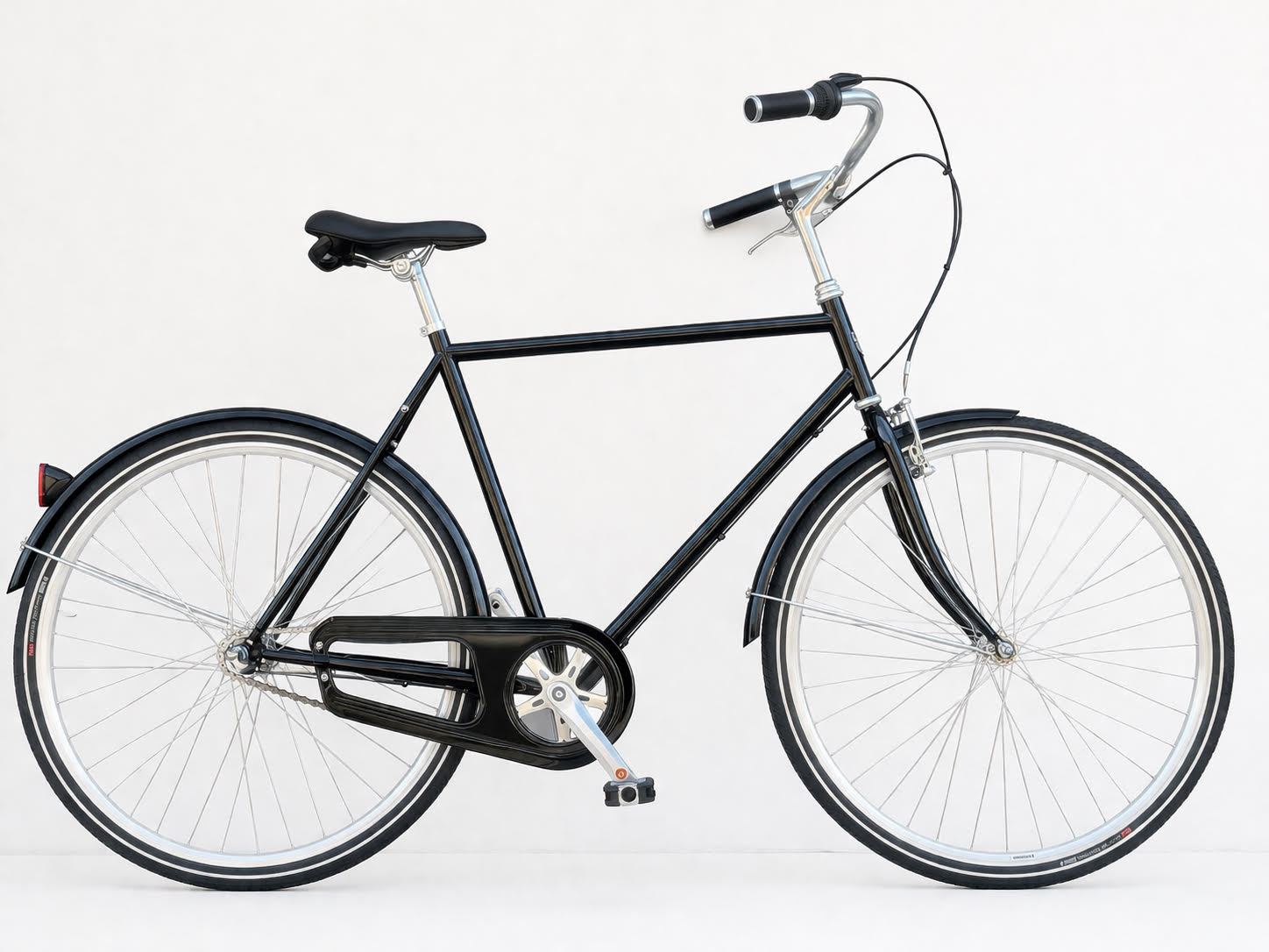 Retro herre cykel – Sort