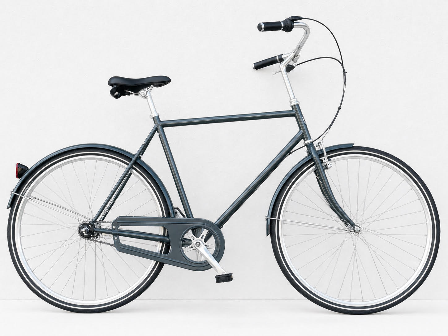 Retro herre cykel – Grå