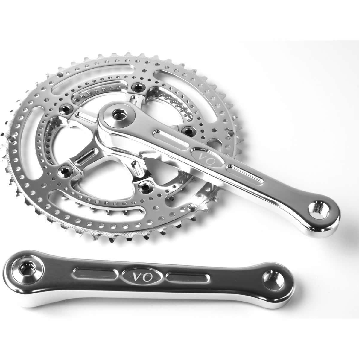 Velo Orange Grand Cru Drillium 110 Fluted dobbelt kranksæt 165mm