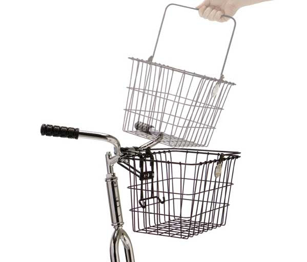 Wald 3133 kurv med quick release, sort